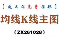 [ZX261028]均线K线主图－通达信指标源码分享