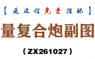 [ZX261027]量复合炮副图－通达信指标源码分享