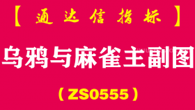 [ZS0555]乌鸦与麻雀主副图-通达信指标公式-让你及时把握大盘与手中个股趋向及早规避风险