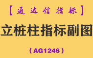 [AG1246]立桩柱指标副图-通达信指标公式