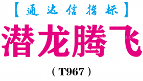 【通达信指标】潜龙腾飞- 全套指标公式（T967）