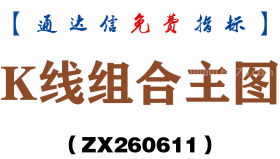 [ZX260611]K线组合主图－通达信指标源码分享