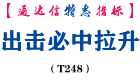 【通达信指标】出击必中拉升-副图指标公式（T248）