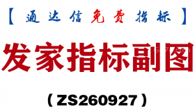 [ZS260927]发家指标副图-通达信指标源码分享