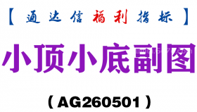 [AG260501]小顶小底副图－通达信指标源码分享