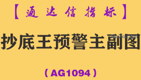 [AG1094]抄底王预警主副图-通达信指标公式