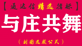 【通达信指标】与庄共舞-副图指标公式