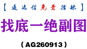 [AG260913]找底一绝副图-通达信指标源码分享