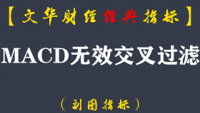 【文华财经指标】MACD无效交叉过滤-过滤MACD无效交叉指标公式(W041)
