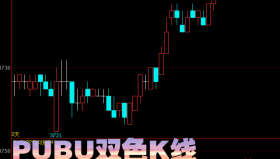 【文华财经】PUBU双色K线-副图指标公式