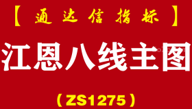 [ZS1275]江恩八线主图-通达信指标公式