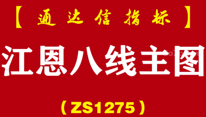 [ZS1275]江恩八线主图-通达信指标公式