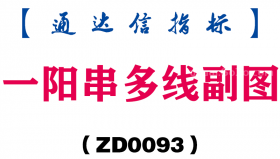 [ZD0093]一阳串多线副图-通达信指标公式