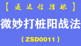 [ZSD0011]微妙打桩阳战法:用公式选出类似这种技术位的。领悟精华才能有效