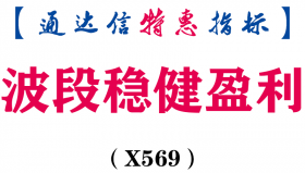 【通达信指标】波段稳健盈利-副图指标公式（X569）