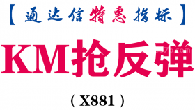 【通达信指标】KM抢反弹-主图指标公式（X881）