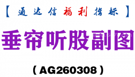 [AG260308]垂帘听股副图－通达信指标源码分享