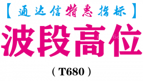 【通达信指标】波段高位-主图指标公式（T680）