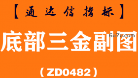 [ZD0482]底部三金副图-通达信指标公式