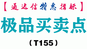 【通达信指标】极品买卖点-副图指标公式（T155）