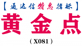 【通达信指标】黄金点-副图指标公式(X081)
