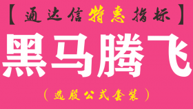 【通达信指标】黑马腾飞-副图指标公式