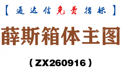 [ZX260916]薛斯箱体主图－通达信指标源码分享