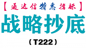 【通达信指标】战略抄底-副图指标公式（T222）