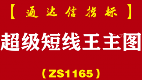 [ZS1165]超级短线王主图-通达信指标公式
