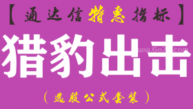 【通达信指标】猎豹出击-副图指标公式（手机+电脑）
