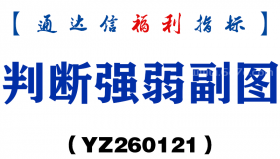 [YZ260121]判断强弱副图－通达信指标源码分享