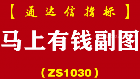 [ZS1030]马上有钱副图-通达信指标公式