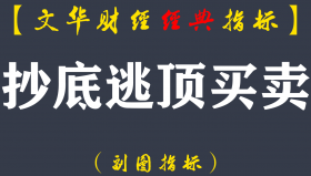 【文华财经指标】抄底逃顶买卖-期货策略指标公式（W037）