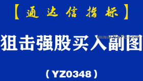 [YZ0348]狙击强股买入副图-通达信指标公式