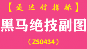 [ZS0434]黑马绝技副图-通达信指标公式