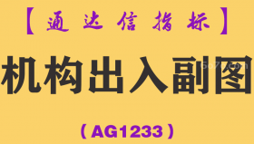 [AG1233]机构出入副图-通达信指标公式