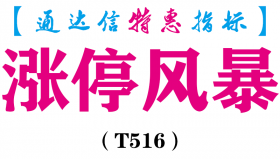 【通达信指标】涨停风暴-副图指标公式（T516）