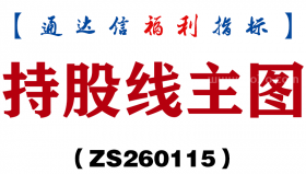 [ZS260115]持股线主图－通达信指标源码分享