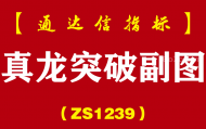 [ZS1239]真龙突破副图-通达信指标公式