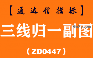 [ZD0447]三线归一副图-通达信指标公式