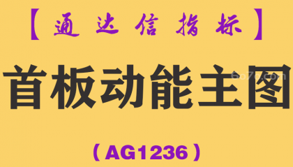 [AG1236]首板动能主图-通达信指标公式