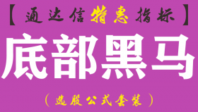 【通达信指标】底部黑马-精品副图指标公式（含手机版）