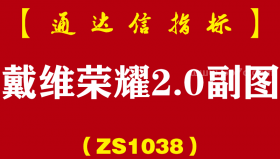 [ZS1038]戴维荣耀2.0副图-通达信指标公式-信号出现后一般是阶段底部