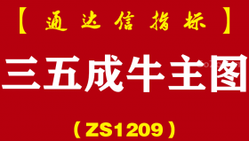 [ZS1209]三五成牛主图-通达信指标公式