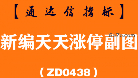 [ZD0438]新编天天涨停副图-通达信指标公式
