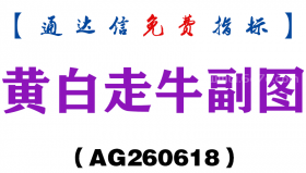 [AG260618]黄白走牛副图－通达信指标源码分享