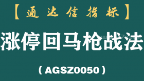 [AGSZ0050]史上最全“涨停回马枪”战法详解，分分钟伏击涨停板，学到赚到！