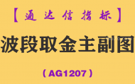 [AG1207]波段取金主副图-通达信指标公式-高端捕捉股票波段启动，专抓波段买入点，狙击每一次牛股启动