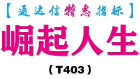 【通达信指标】崛起人生-副图指标公式（T403）
