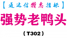【通达信指标】强势老鸭头-副图指标公式（T302）